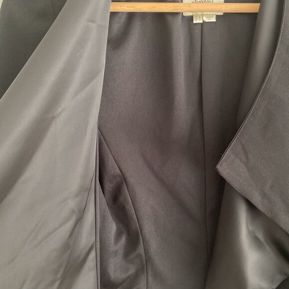 ANTHROPOLOGY Elevenses Black Blazer Cocktail Jacket - Picture 2 of 4